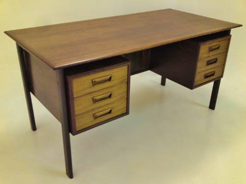 Arne Vodder vintage rosewood desk for Sibast Furniture, 1960`s ca, Danish